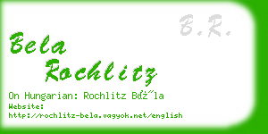 bela rochlitz business card